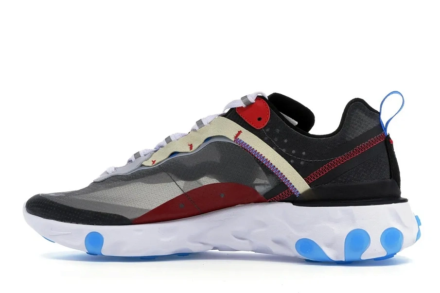Фото № 6 с приближением к товару «‎Nike React Element 87 Dark Grey Photo Blue»