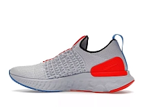 Фото № 4 с приближением к товару «‎Nike React Phantom Run Flyknit 2 Football Grey Bright Crimson »