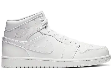 Jordan 1 Mid Triple White (2020) (554724-126)