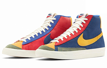 Nike Blazer Mid '77 VNTG WE Suede RedBlueYellow - 5