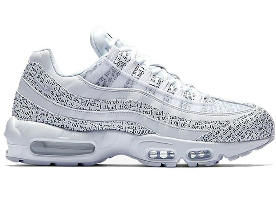 Фото № 1 с приближением к товару «‎Nike Air Max 95 Just Do It Pack White»