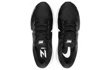 Nike Air Zoom Structure 23 Running Shoes Black White - 3