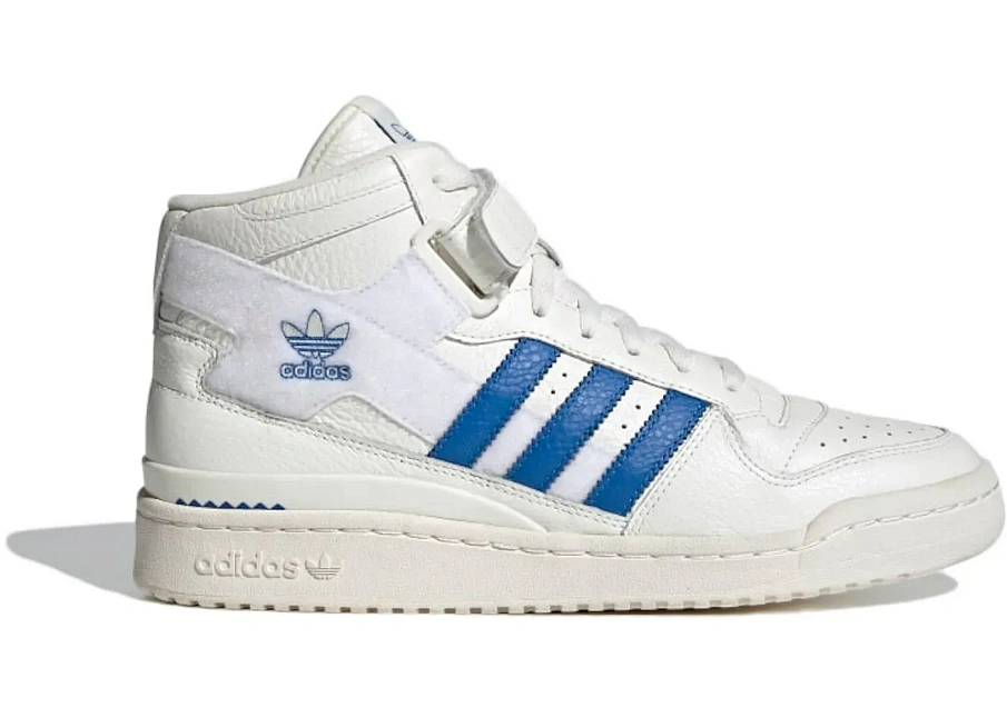 Фото № 1 с приближением к товару «‎adidas Forum Mid Off White Blue Bird»