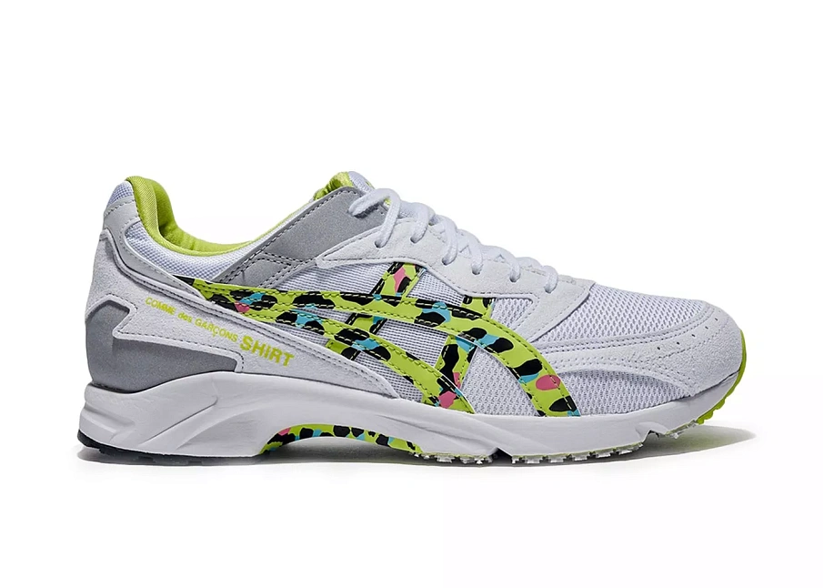 Фото № 1 с приближением к товару «‎ASICS Tarther Comme Des Garcons Shirt Pack White Lime»
