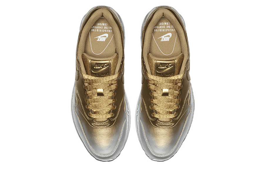 Фото № 4 с приближением к товару «‎Nike Wmns Air Max 1 LX 'Metallic Gold Platinum'»