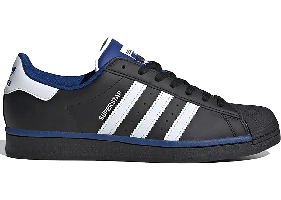 Фото № 1 с приближением к товару «‎adidas Superstar Core Black Collegiate Royal»