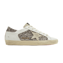 Фото № 1 с приближением к товару «‎Golden Goose Women's Superstar Glitter - White Seedpearl»