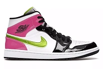 Фото № 1 с приближением к товару «‎Jordan 1 Mid White Black Cyber Pink»
