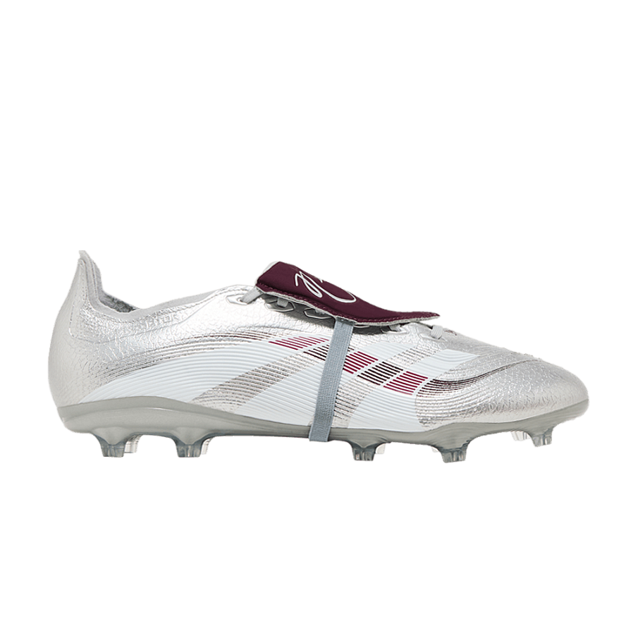 Фото № 1 с приближением к товару «‎Jude Bellingham x adidas Predator 24 League Foldover Tongue FG MG Chrome Dream (JQ2688)»