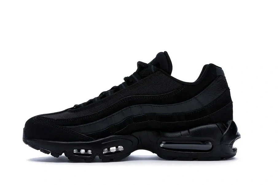 Фото № 3 с приближением к товару «‎Nike Air Max 95 Triple Black (2014/2016/2018)»