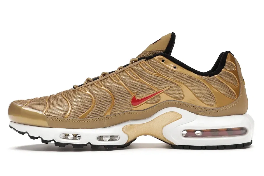 Фото № 3 с приближением к товару «‎Nike Air Max Plus Metallic Gold»