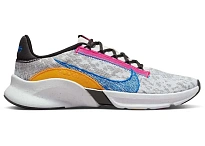 Фото № 1 с приближением к товару «‎Nike SuperRep Go 3 Flyknit Light Smoke Grey Photo Blue Pink»