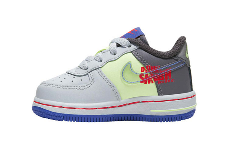 Фото № 1 с приближением к товару «‎(TD)Nike Force 1 LV8 GreyGreenBlue»