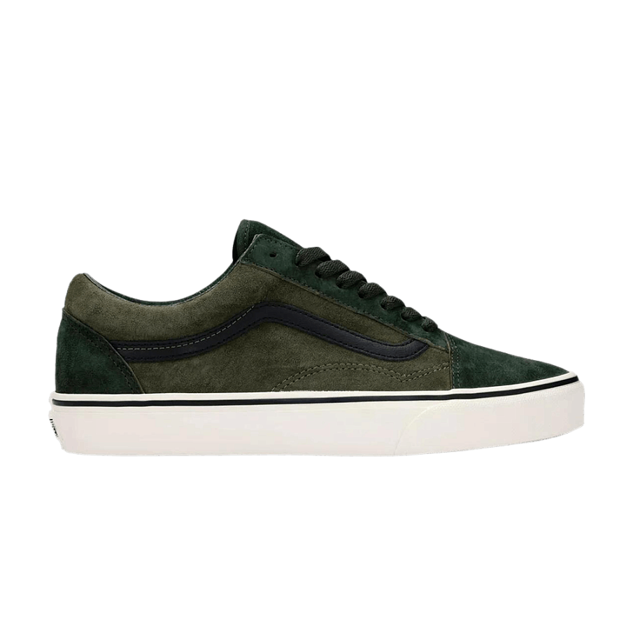 Фото № 1 с приближением к товару «‎Vans Old Skool Pig Suede - Green Multi-Color»