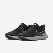 Фото № 4 с приближением к товару «‎Nike React Infinity Run FK 2 Low-Top Professional Running Shoes BlackGray»