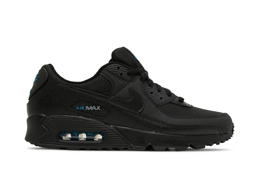 Фото № 1 с приближением к товару «‎Nike Air Max 90 Black Laser Blue»