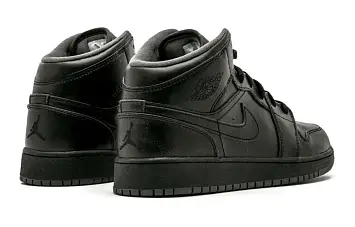 Jordan Air Jordan 1 Retro Mid GS 'Black Dark Grey' - 4