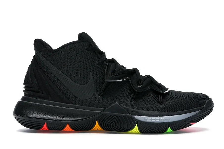 Фото № 1 с приближением к товару «‎Nike Kyrie 5 Black Rainbow Soles»