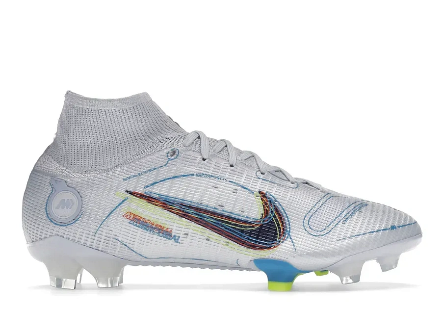Фото № 1 с приближением к товару «‎Nike Superfly 8 Elite FG Football Grey Light Marine»