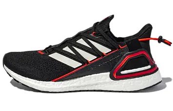adidas Ultraboost 20 Lab Running Shoes BlackWhiteRed - 1