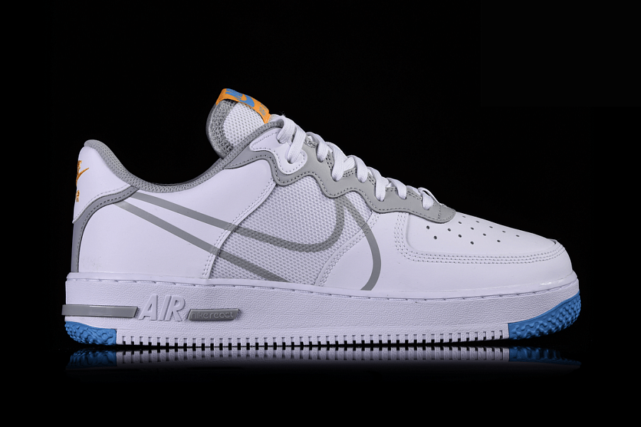Фото № 2 с приближением к товару «‎Nike Air Force 1 React 'Smoke Grey Gold'»