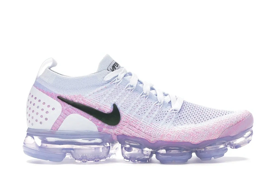 Фото № 1 с приближением к товару «‎Nike Air VaporMax 2 White Hydrogen Blue »
