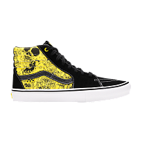 Фото № 1 с приближением к товару «‎Mike Gigliotti x SpongeBob SquarePants x Vans Skate Sk8-Hi Black Yellow»
