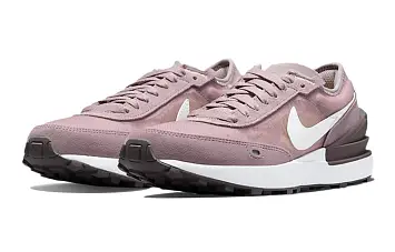 Nike Waffle One (GS) Low-Top Running Shoes Pink - 4