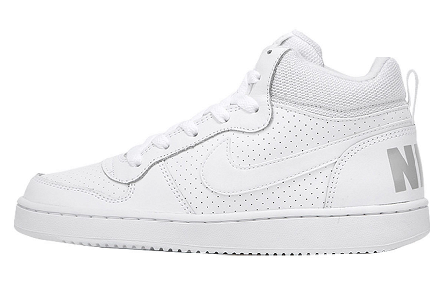 Фото № 1 с приближением к товару «‎Nike Court Borough Mid (GS) White»