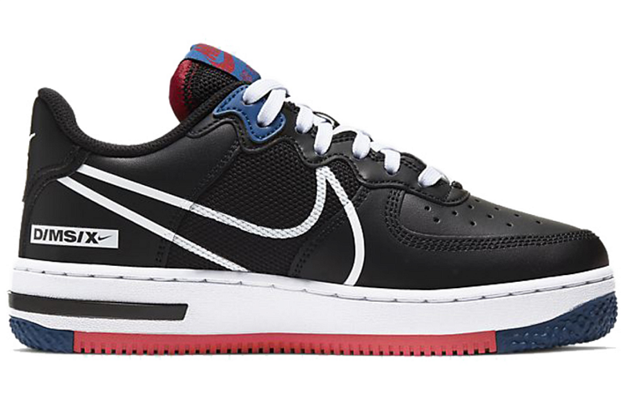 Фото № 2 с приближением к товару «‎Nike Air Force 1 React SU GS 'Black Gym Red'»