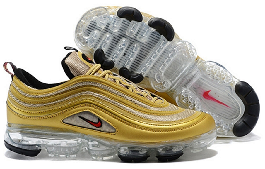 Фото № 2 с приближением к товару «‎Nike WMNS Air VaporMax 97 Gold»