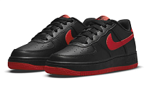 Фото № 3 с приближением к товару «‎Nike Air Force 1 (GS) BlackRed»