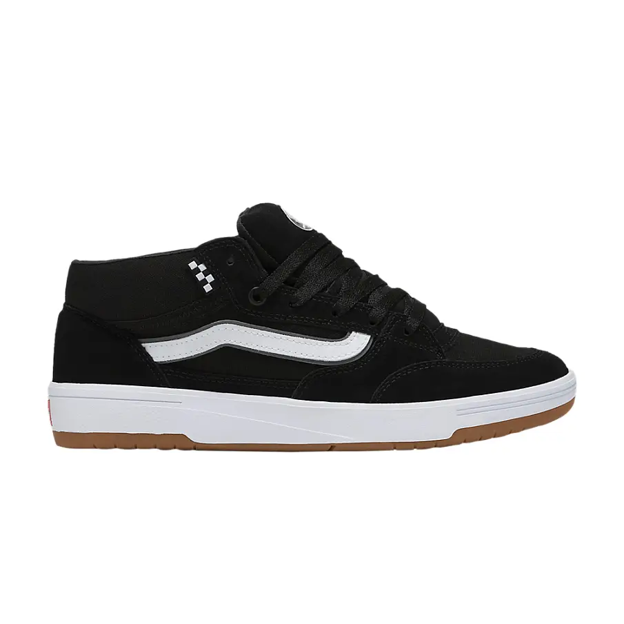 Фото № 1 с приближением к товару «‎Vans Skate Zahba Mid Black White (VN000CBSBA2)»