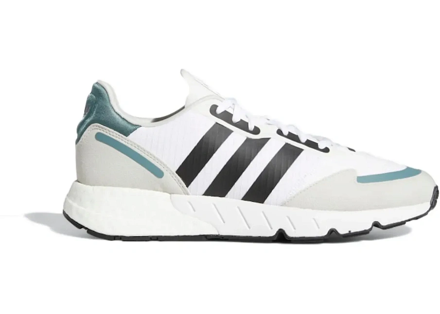 Фото № 1 с приближением к товару «‎adidas ZX 2K Boost White Hazy Emerald»
