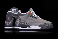 Фото № 3 с приближением к товару «‎Nike Air Jordan 3 Retro Vintage basketball shoes Cool Grey»