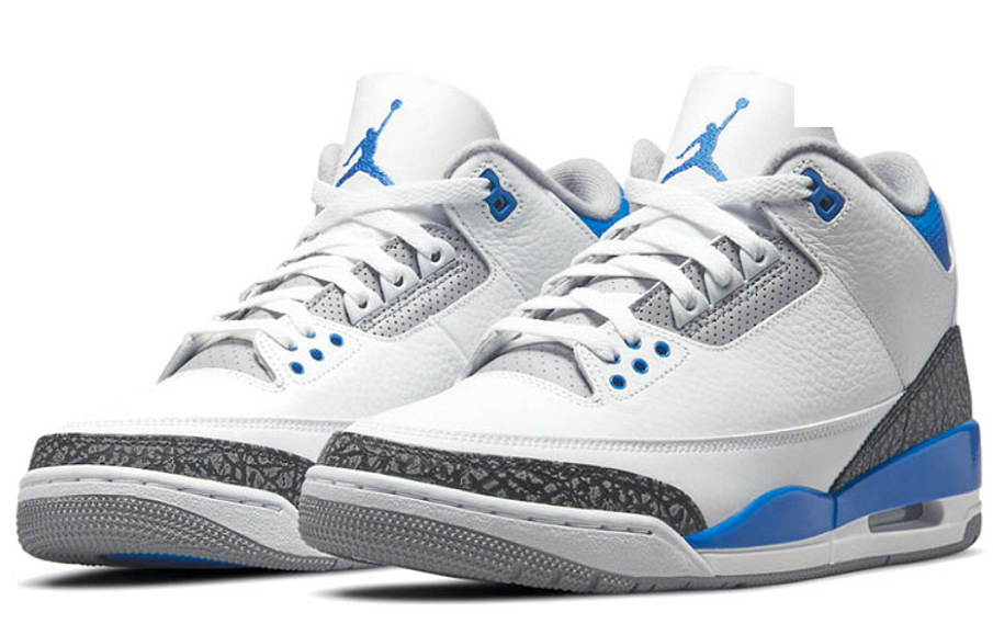 Фото № 3 с приближением к товару «‎Air Jordan 3 "Racer Blue" WhiteBlue»