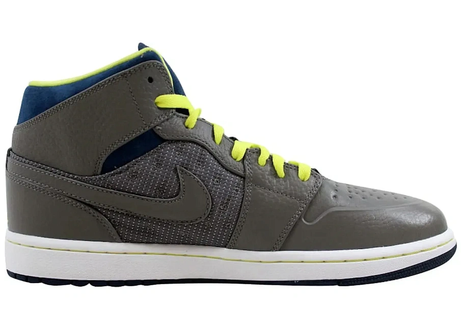 Фото № 1 с приближением к товару «‎Jordan 1 Retro '97 TXT Flat Pewter Electric Yellow»