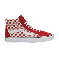 Фото № 1 с приближением к товару «‎Supreme x Vans Sk8-Hi Pro Checkered Red»
