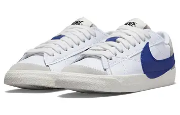 Nike Blazer Low '77 Jumbo Skate Shoes WhiteOld Royal-Light Bone-S - 3