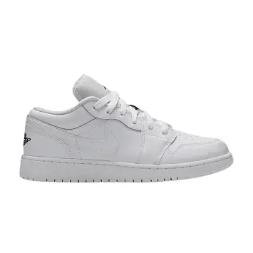 Air Jordan 1 Low GS White Black - 1