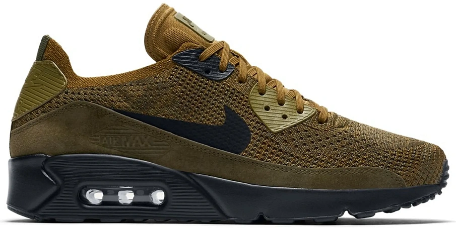 Фото № 1 с приближением к товару «‎Nike Air Max 90 Ultra 2.0 Flyknit Olive Flak»