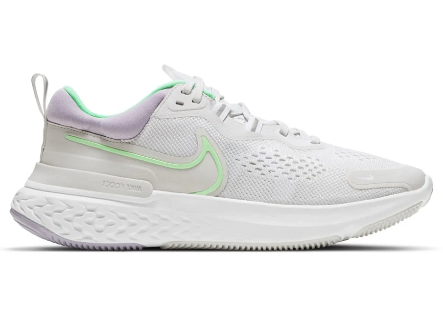 Фото № 1 с приближением к товару «‎Nike React Miler 2 Platinum Tint Green Glow »