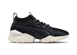 Puma Muse Maia Knit Premium Black Whisper White 