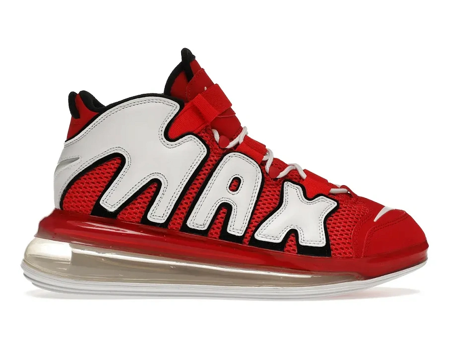 Фото № 1 с приближением к товару «‎Nike Air More Uptempo 720 University Red White Black»