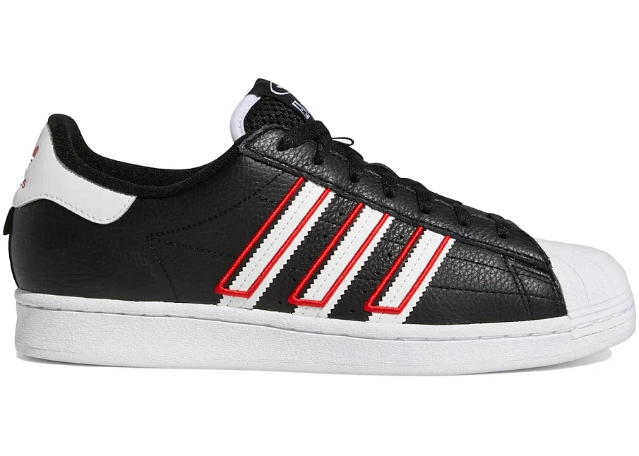 Фото № 1 с приближением к товару «‎adidas Superstar Core Black Outlined White Stripes»