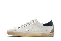 Фото № 4 с приближением к товару «‎Golden Goose Superstar White Night Blue»