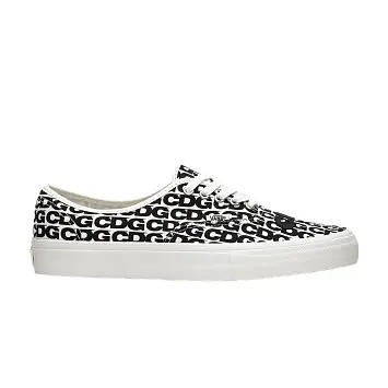 Comme des Garçons x Vans Authentic CDG Print - Black White 2018 - 1