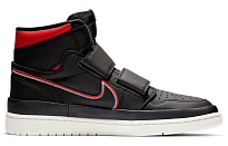 Фото № 2 с приближением к товару «‎Jordan 1 Retro High Double Strap Black Gym Red»