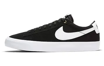 Nike Sb Blazer Low Gt Skate Shoes Black Gum - 1
