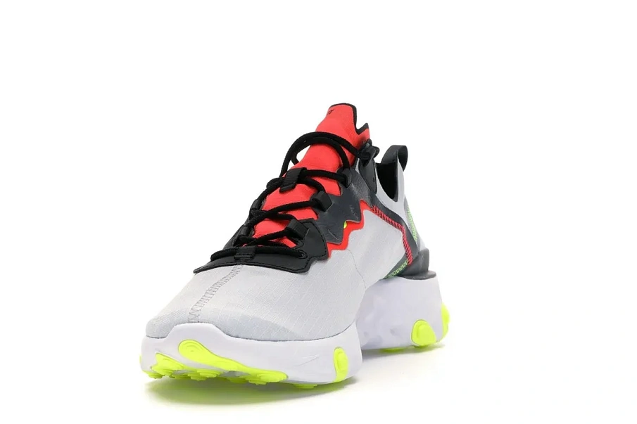 Фото № 4 с приближением к товару «‎Nike React Element 55 Pure Platinum Bright Crimson Volt»